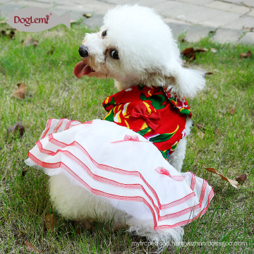 2017Doglemi Cheap Promotion Pet Dog Follow Wedding Dress Clothes Skirt